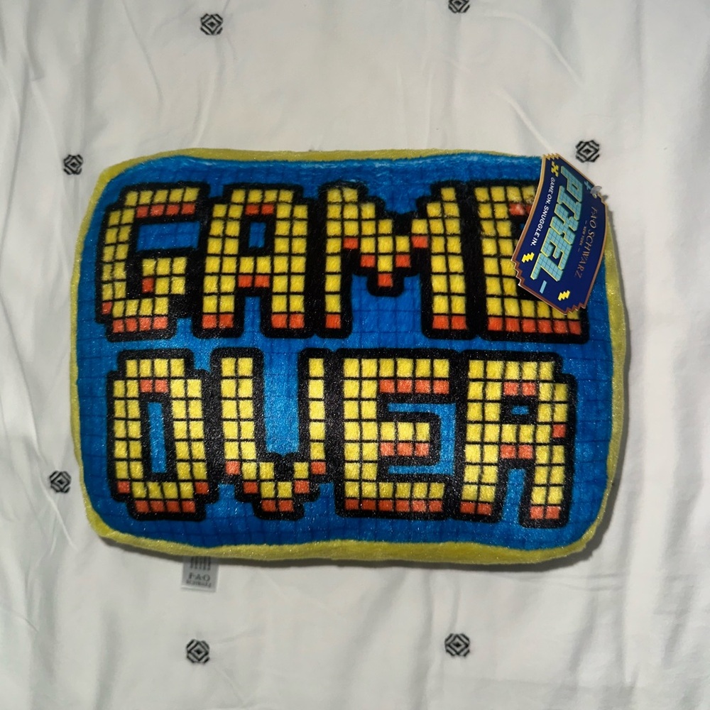 FAO Schwarz Retro Game Over Plush